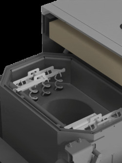 Automatic cleaning of the turbulators