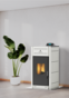 UNICA pellet stove - room view 2
